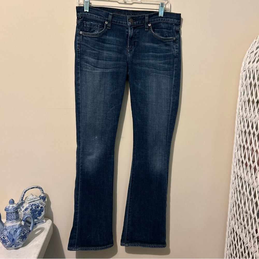 Citizens Of Humanity Women’s 28 Curvy Bootcut Dark Wash Low Rise Stretch Casual